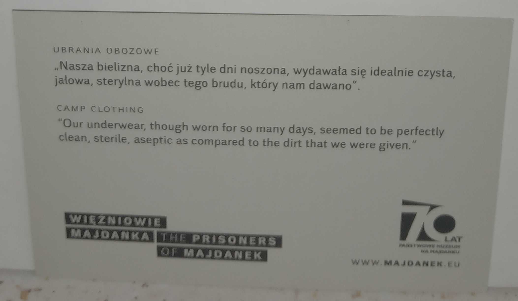04 - Karta z Obozu Koncentracyjnego w Majdanku (rozmiar 8,5 x 5,5)