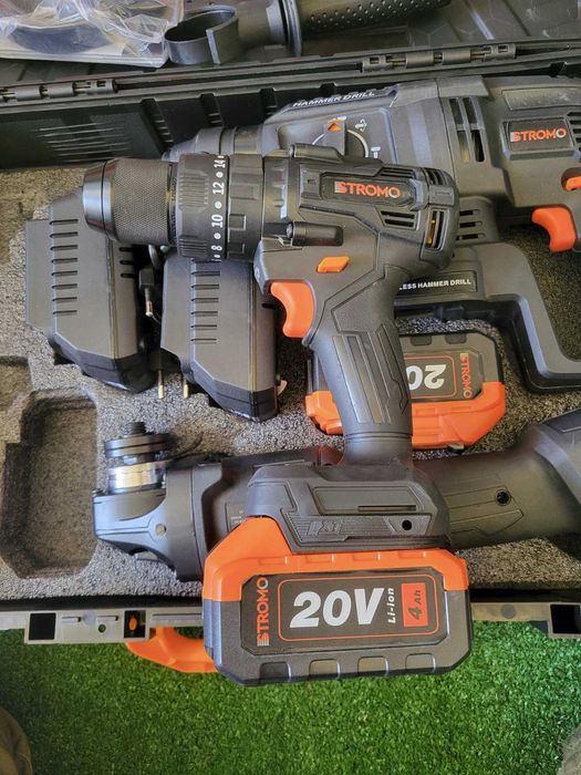 Stromo,Стромо,Комплект Болгарка,Шуруповерт,Гайковерт или Перфоратор