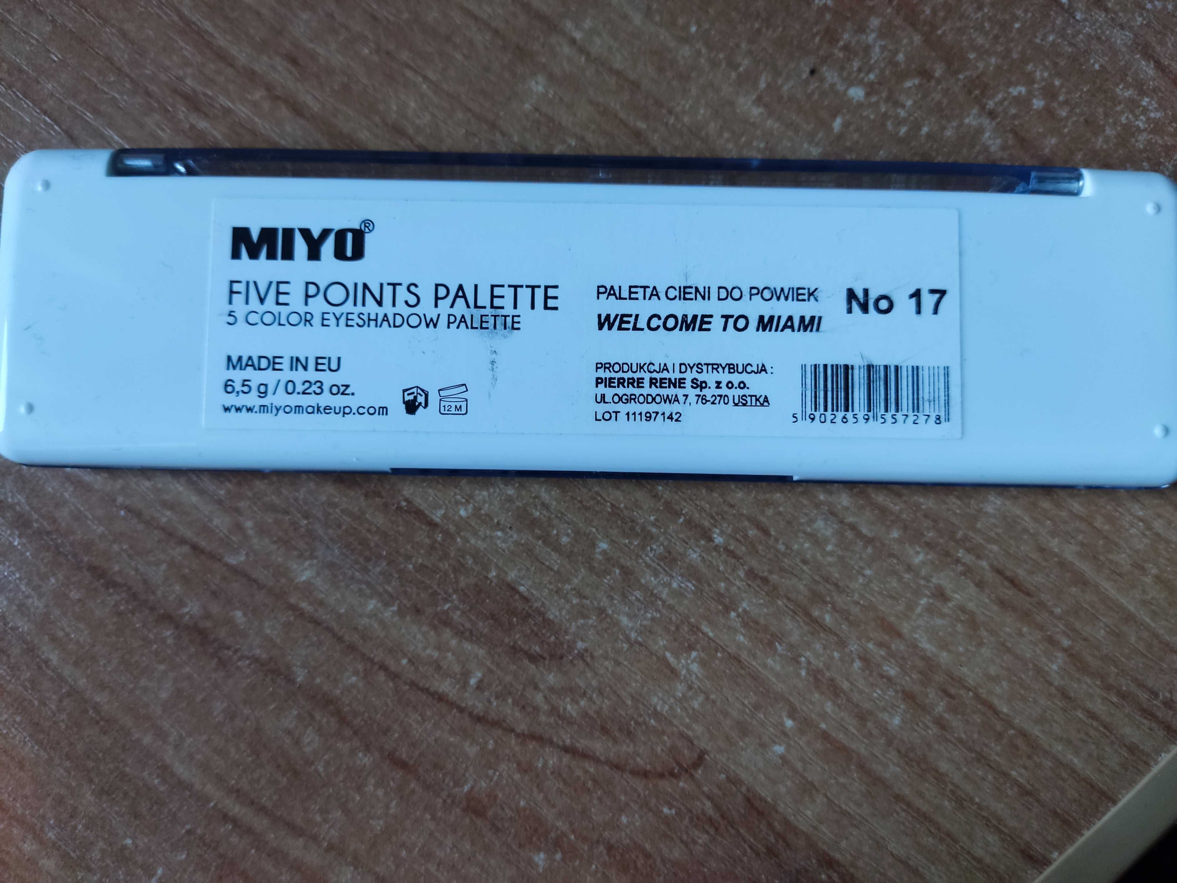 MIYO Five Points paletka cieni do powiek 17