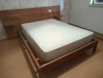 Cama casal pinho maciço
