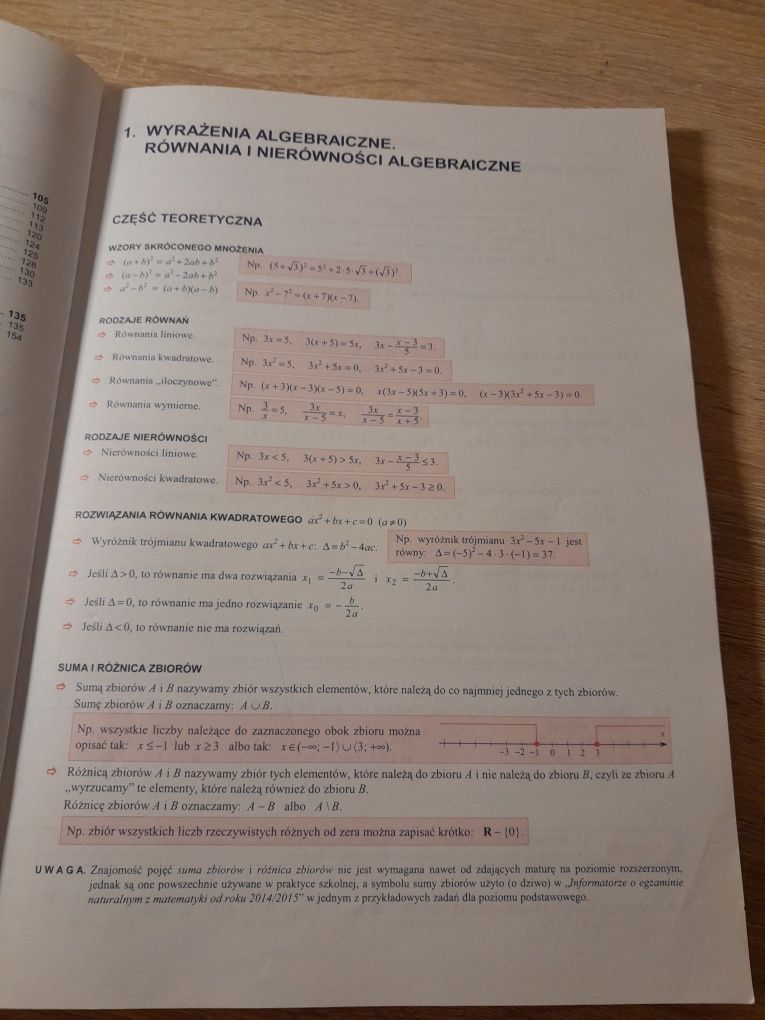 Matura z matematyki 2018-.. p.pods. REPETYTORIUM część 1. A. Kiełbasa