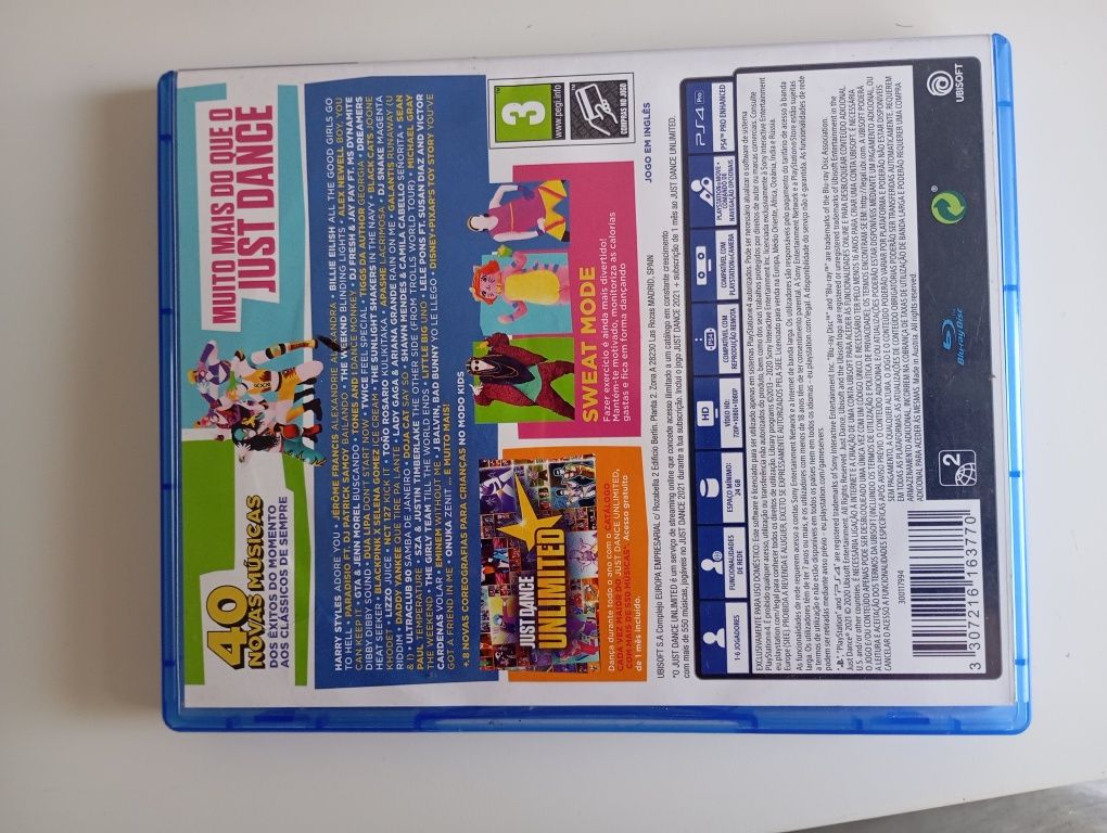 Jogo PlayStation just dance