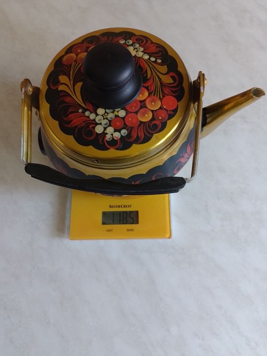 Элчайник б/у расписной из ссср 3л