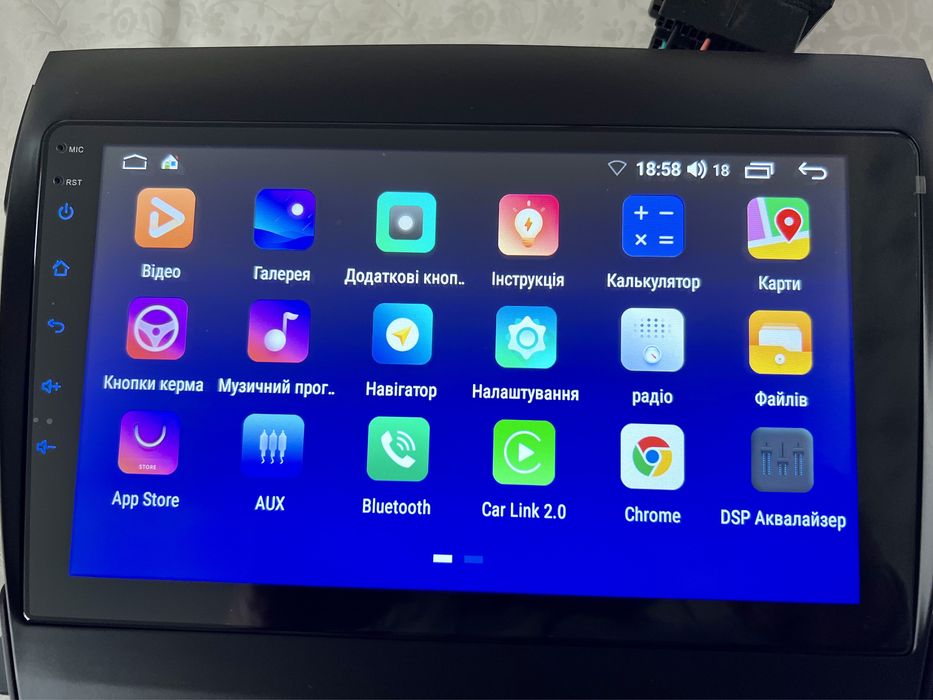 Магнітола Android 14 Mitsubishi Outlander Peugeot 4007 C-Crosser GPS