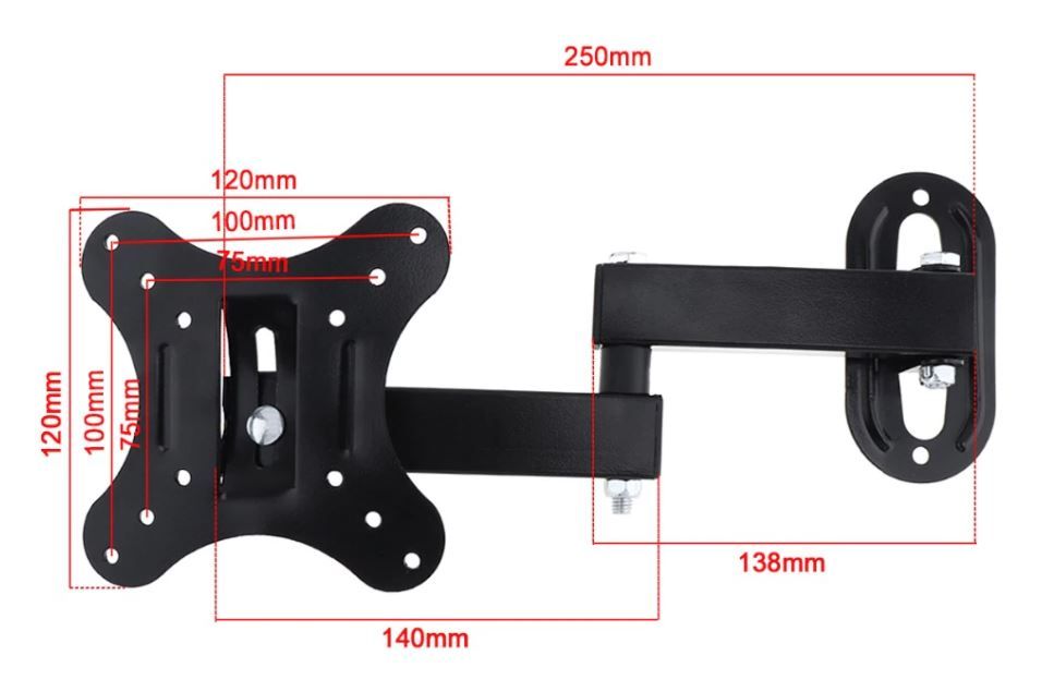 Suporte parede TV Led, para tv até 32 polegadas