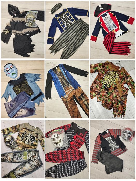 Костюм зомбі лісовик перевертень на Хелловін Хеллоуин Halloween