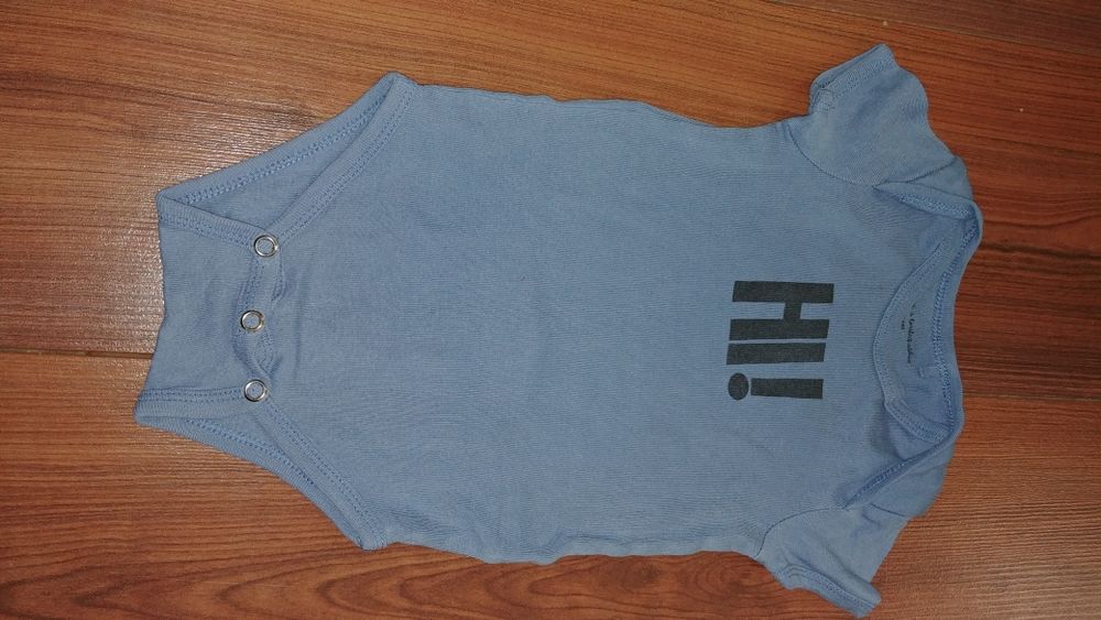 Body z krótkim rękawem dla chłopca