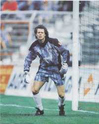 Fotografia guarda-redes Benfica Michel Preud'homme Anos 90