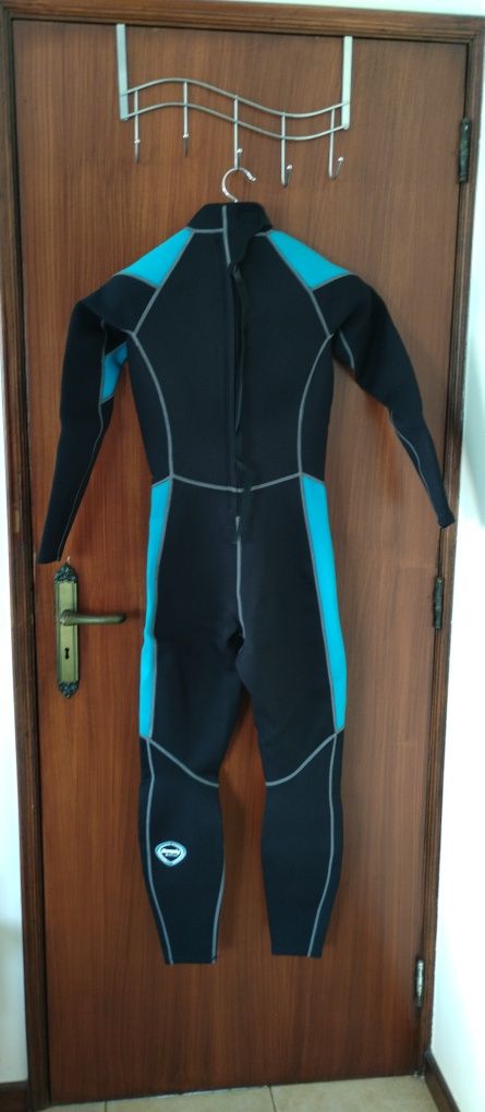 Fato de mergulho feminino tamanho L 3\2mm