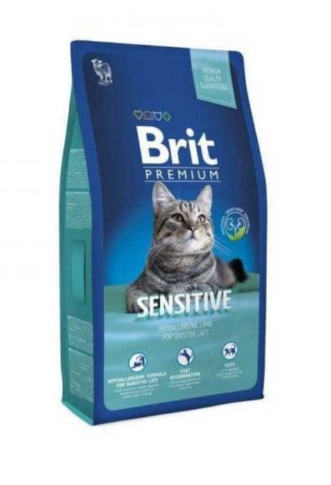 Бріт Преміум Cat Sensitive - Сухий корм з ягням для котів 1,5 кг