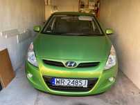 Hyundai i20 Stan bardzo dobry, garażowany, zadbany, bardzo niski przebieg,
