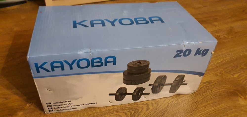 Zestaw hantli kayoba 20kg nowe