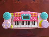 Pianinko firmy Smily dla dziecka z mikrofonem keyboard