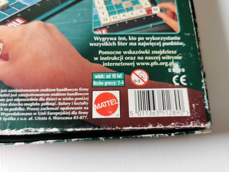 Scrabble wydanie specjalne kolekcjonerskie Mattel