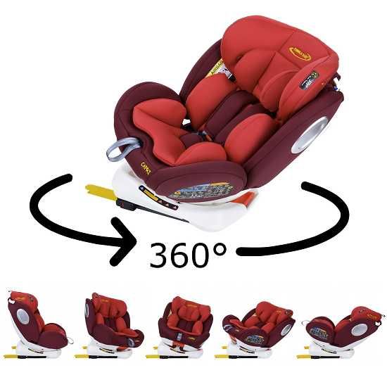 Nowy Fotelik Summer Baby CAPRI 0-36kg Isofix Obrotowy z Daszkiem