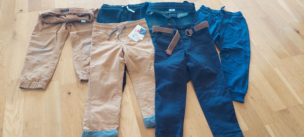 Ubranka na 110 i 116 dla chłopca