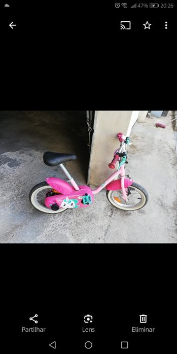 Bicicleta de menina