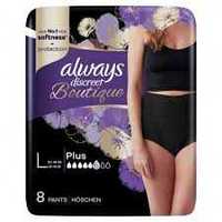 Always Discreet Boutique, Bielizna na nietrzymanie moczu, L, 8szt.