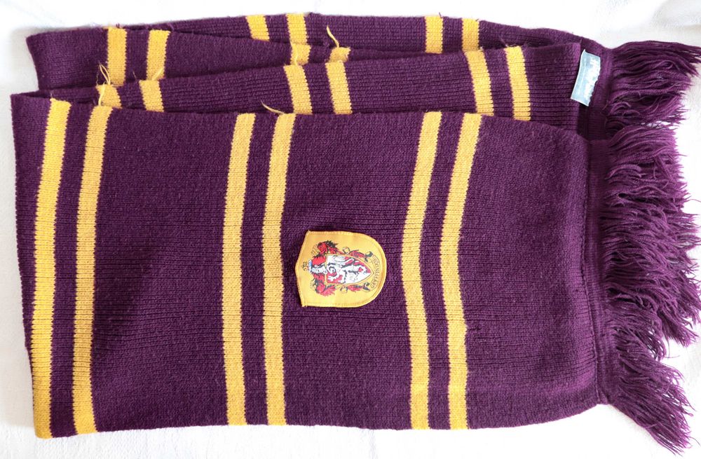 В'язаний шарф Гаррі Поттер Гриффіндор Хогвартс широкий довгий 200 см