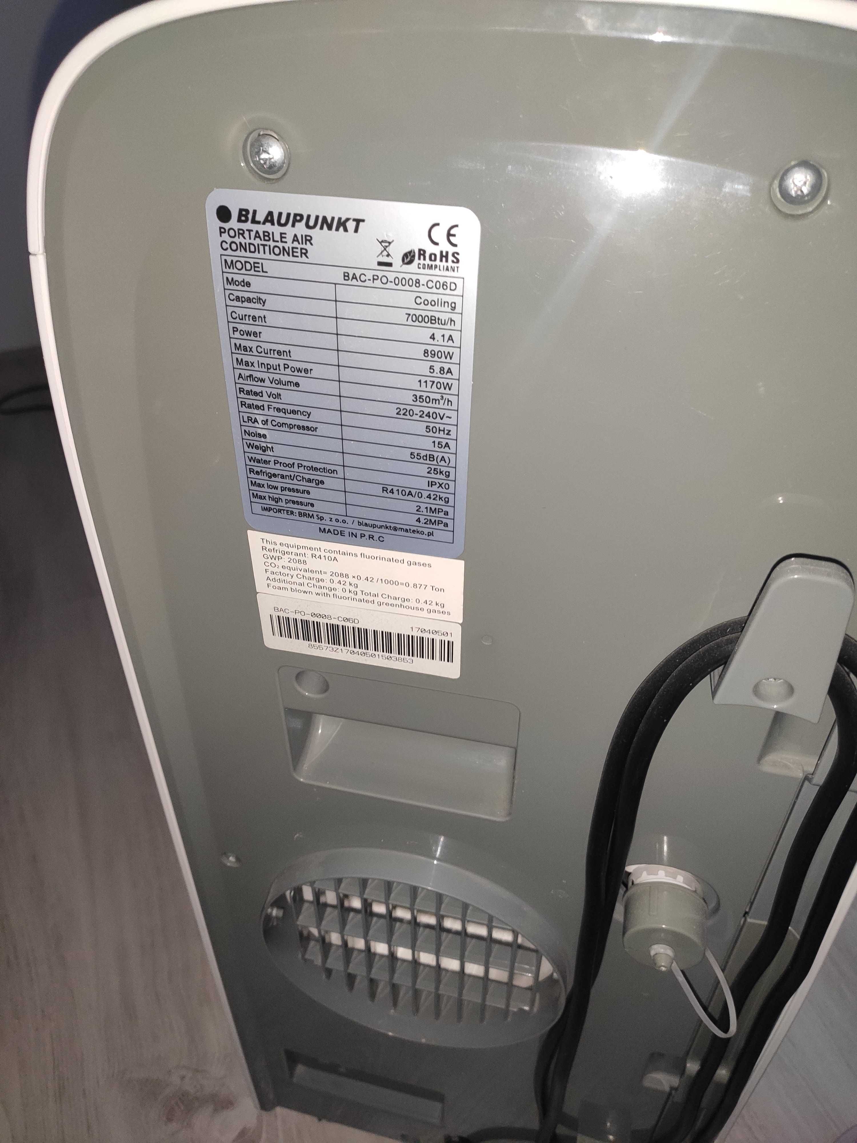 Klimatyzator przenośny Blaupunkt Arrifana 08C