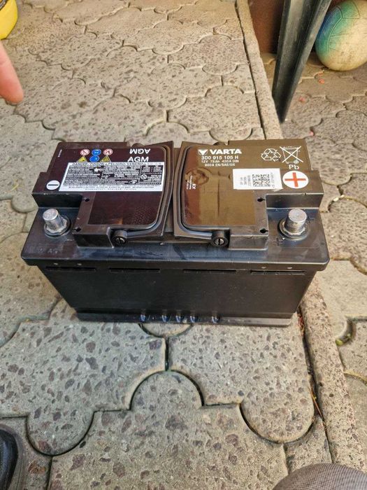 varta 75ah 800a agm акумулятор, варта