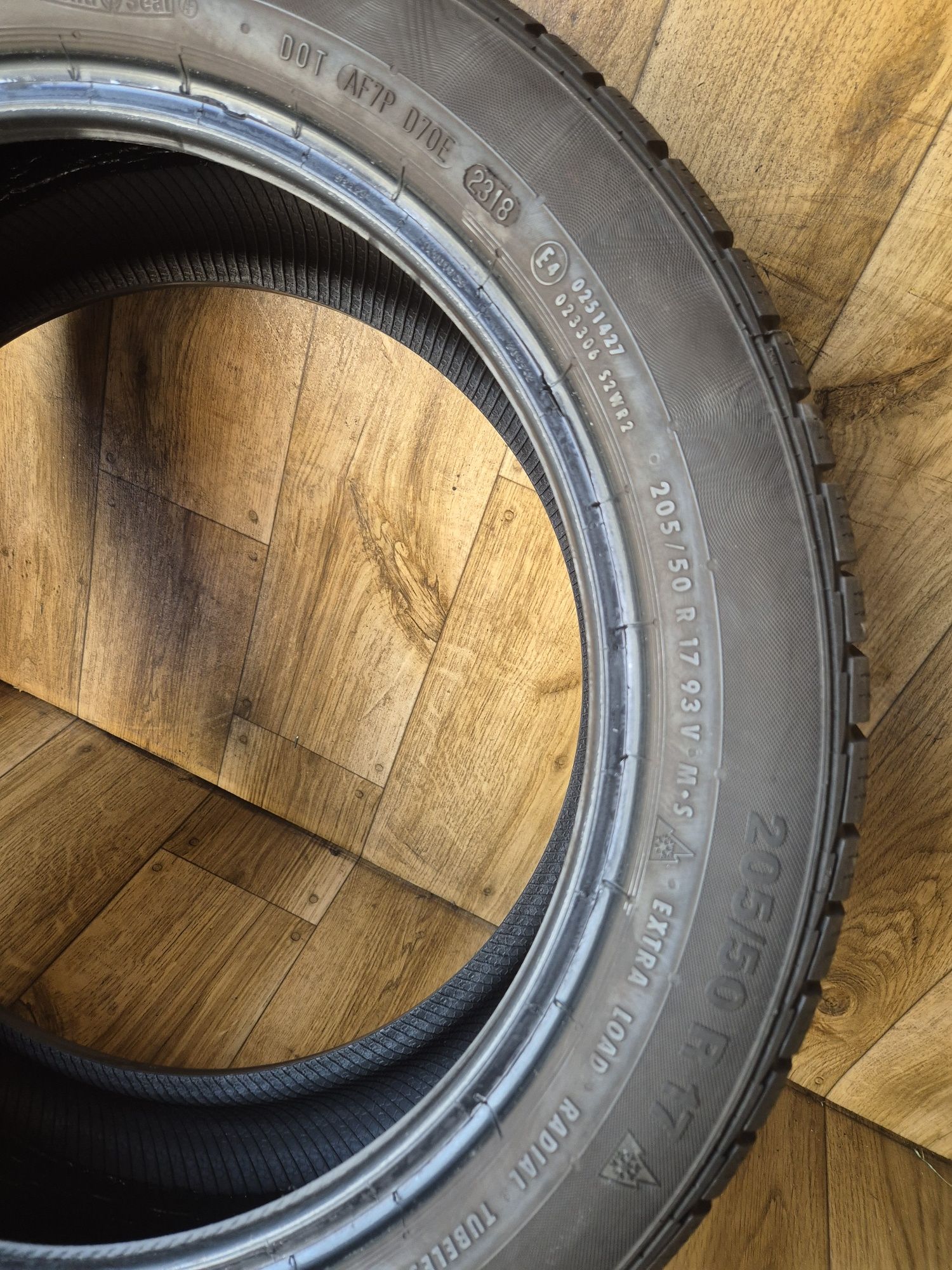 205/50/17 Continental para zima 7mm 18r stan bdb