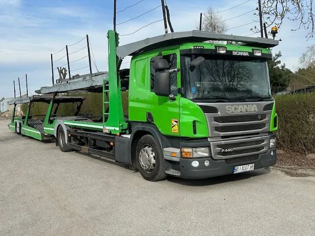 Scania P440 LOHR  SCANIA P440 euro 5 autotransporter lohr lora 2013 rej