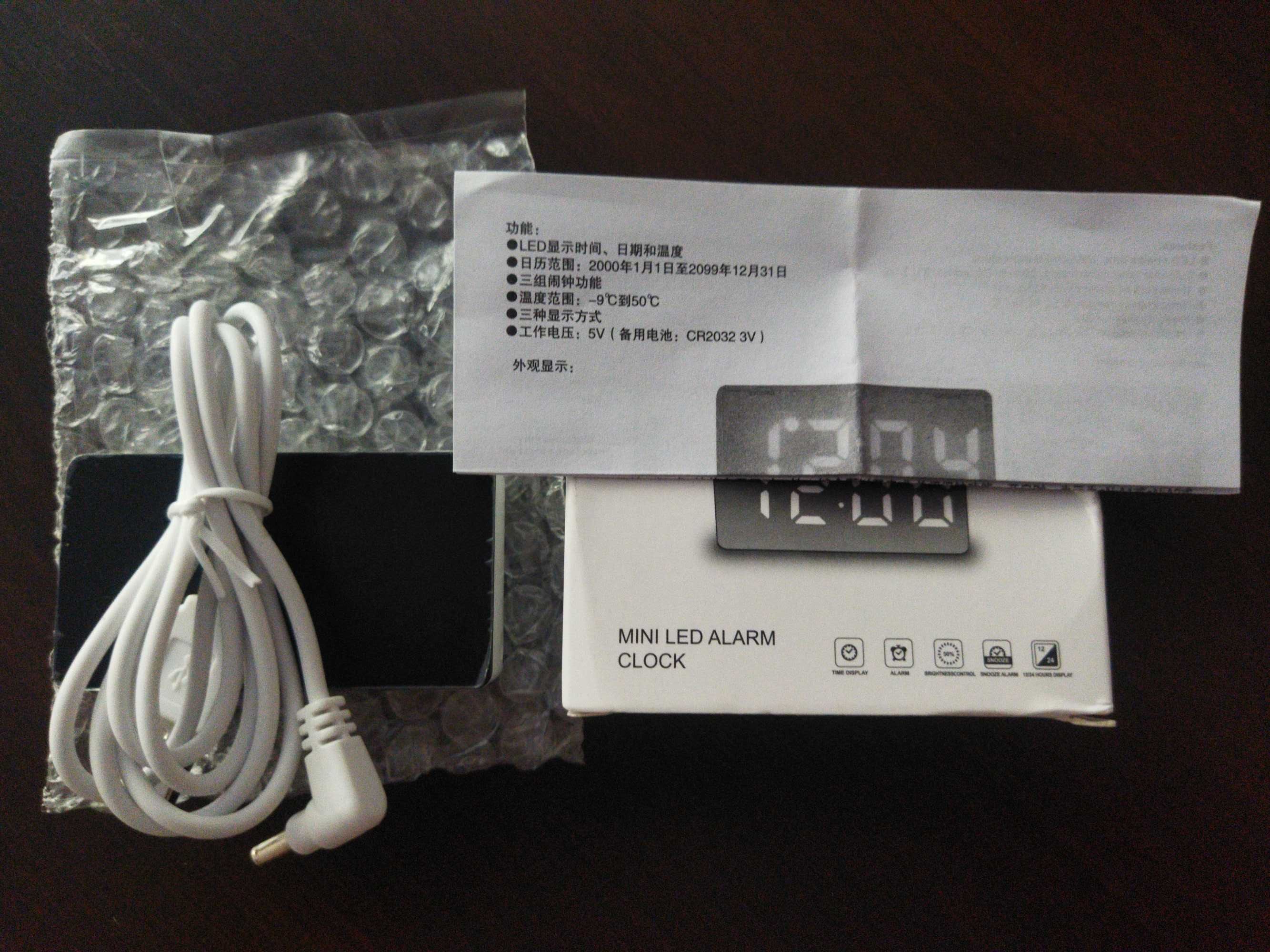 Часы электронные настольные USB