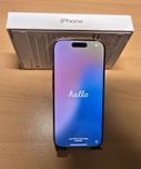 iPhone 16 Pro na cor Desert Titanium, fatura e garantia.