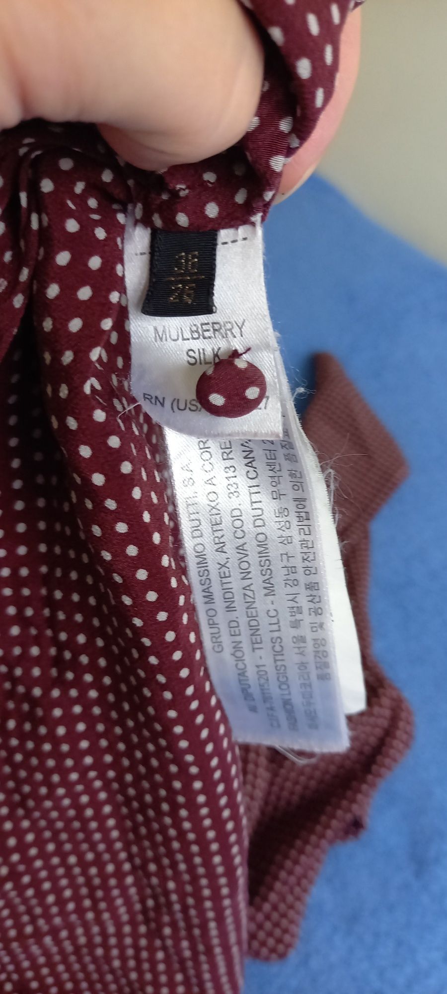 Jedwabna koszula Massimo Dutti s