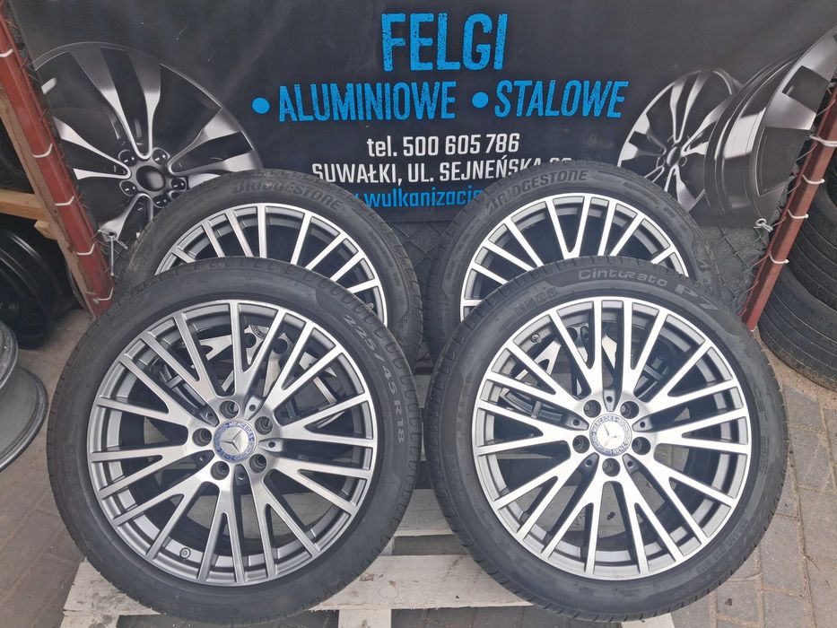 4x felgi alu R18 5x112 Mercedes A W176 W177 B W245 W246 Audi Vw Skoda