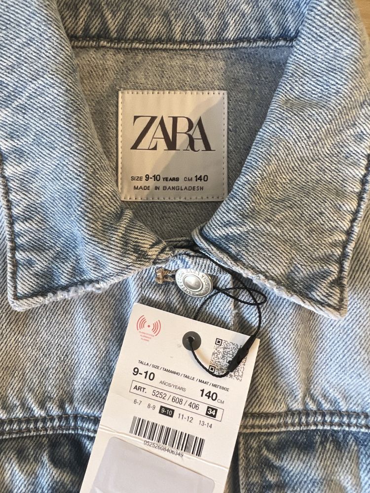 Джинсова куртка зара, zara 140см