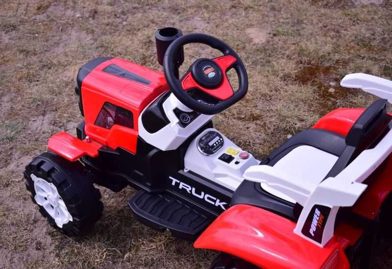 Traktor URSUS Ciągnik Elektryczny PRZYCZEPA Auto Akumulator RC DZIECI