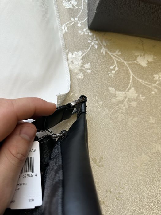 Сумка бананка Coach коуч коач месенжер шкіряний через плече