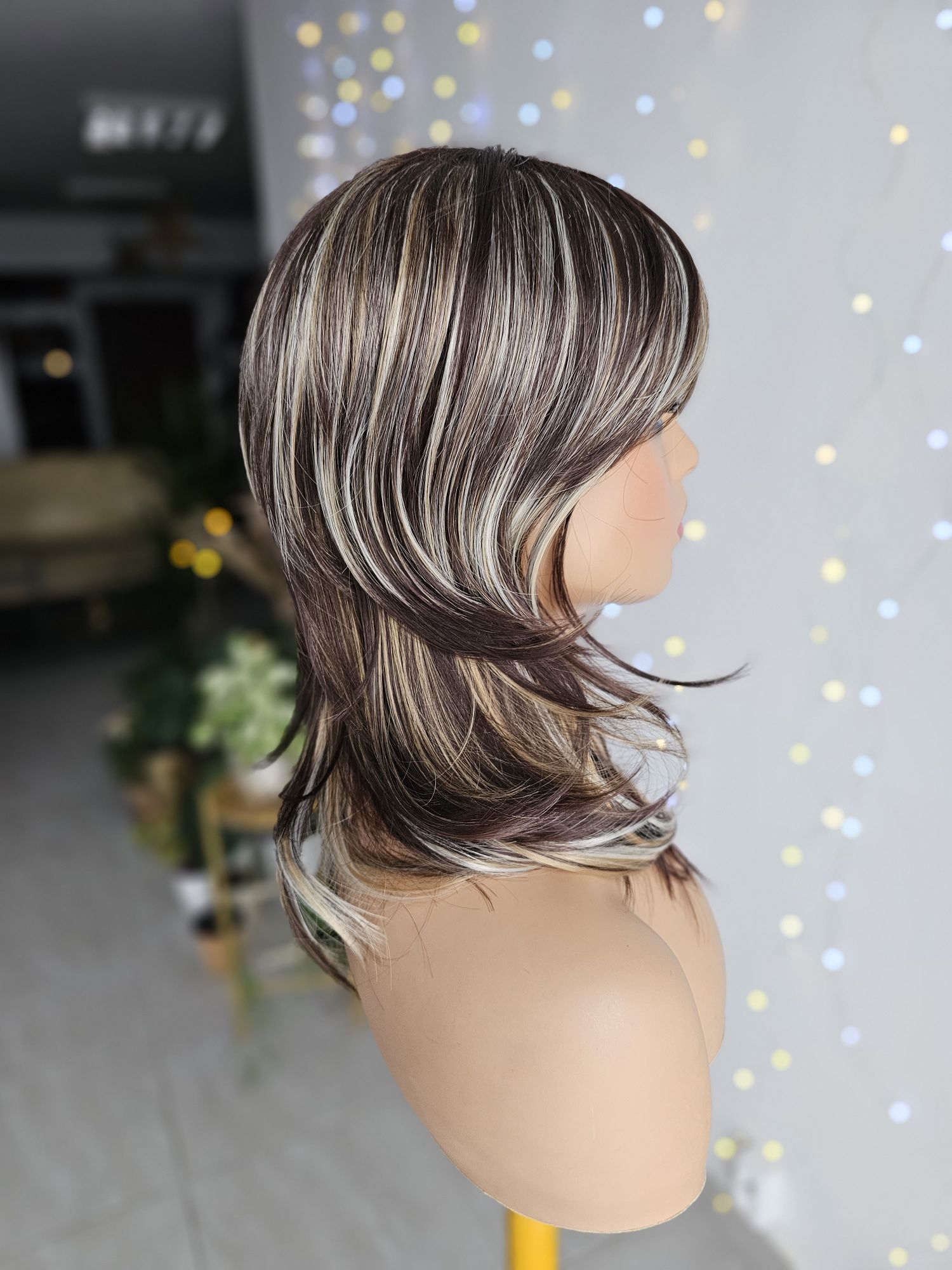 Peruka brąz blond baleyage 3D Tina