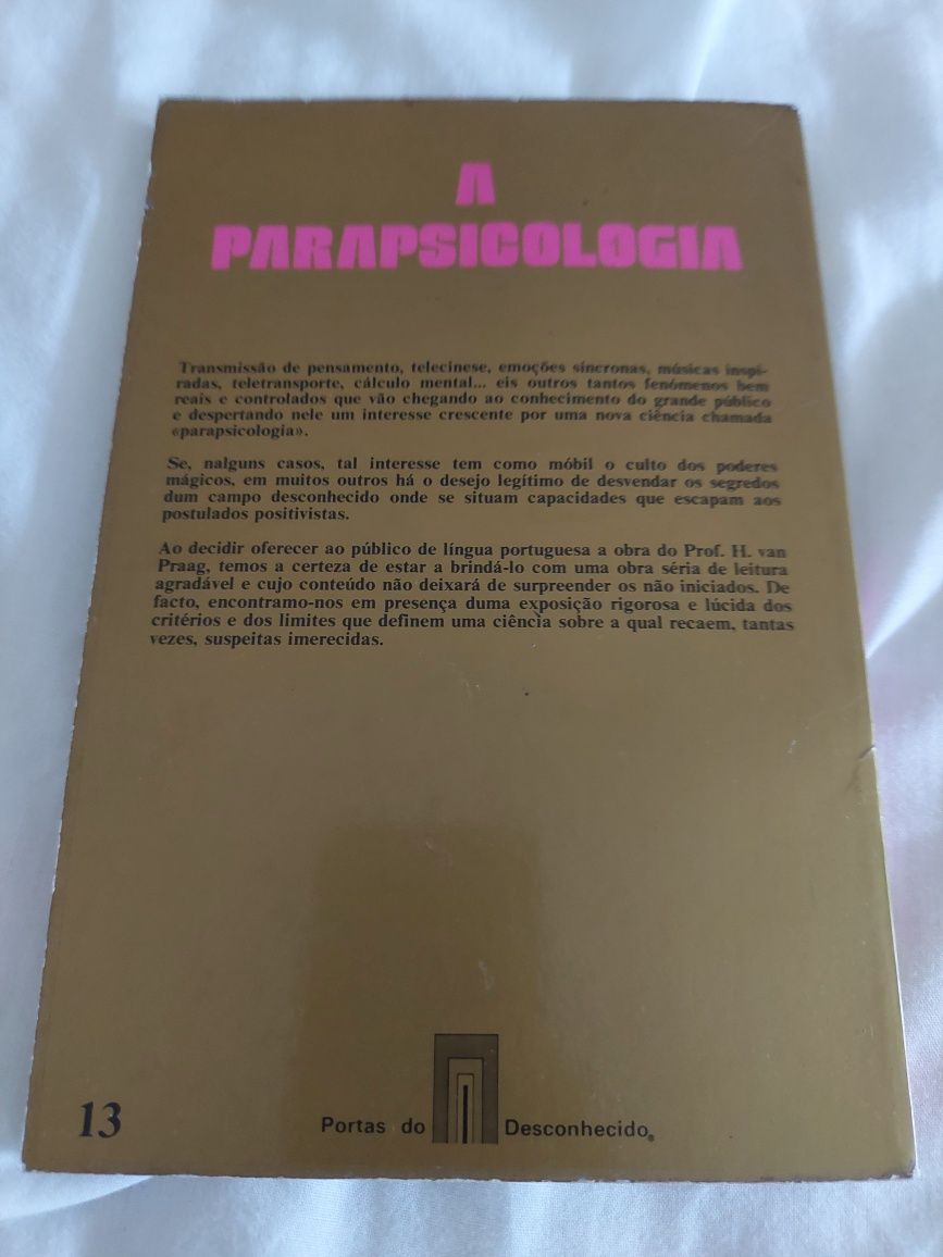 Livro A Parapsicologia