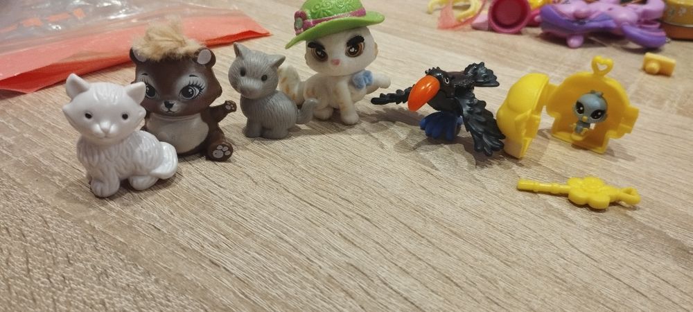 Zwierzątka (kotki niedźwiadek oraz ptaszki]