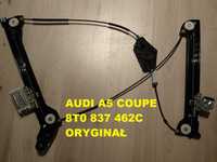 Podnośnik Szyby Audi A5 Coupe 2d 2009- 8T0.837.462C Przód Prawy [w]