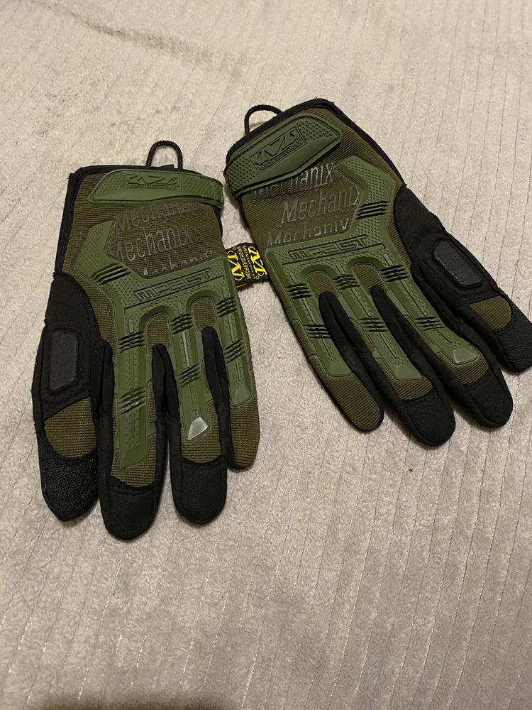 Тактичні рукавички M-Pact Mechanix олива