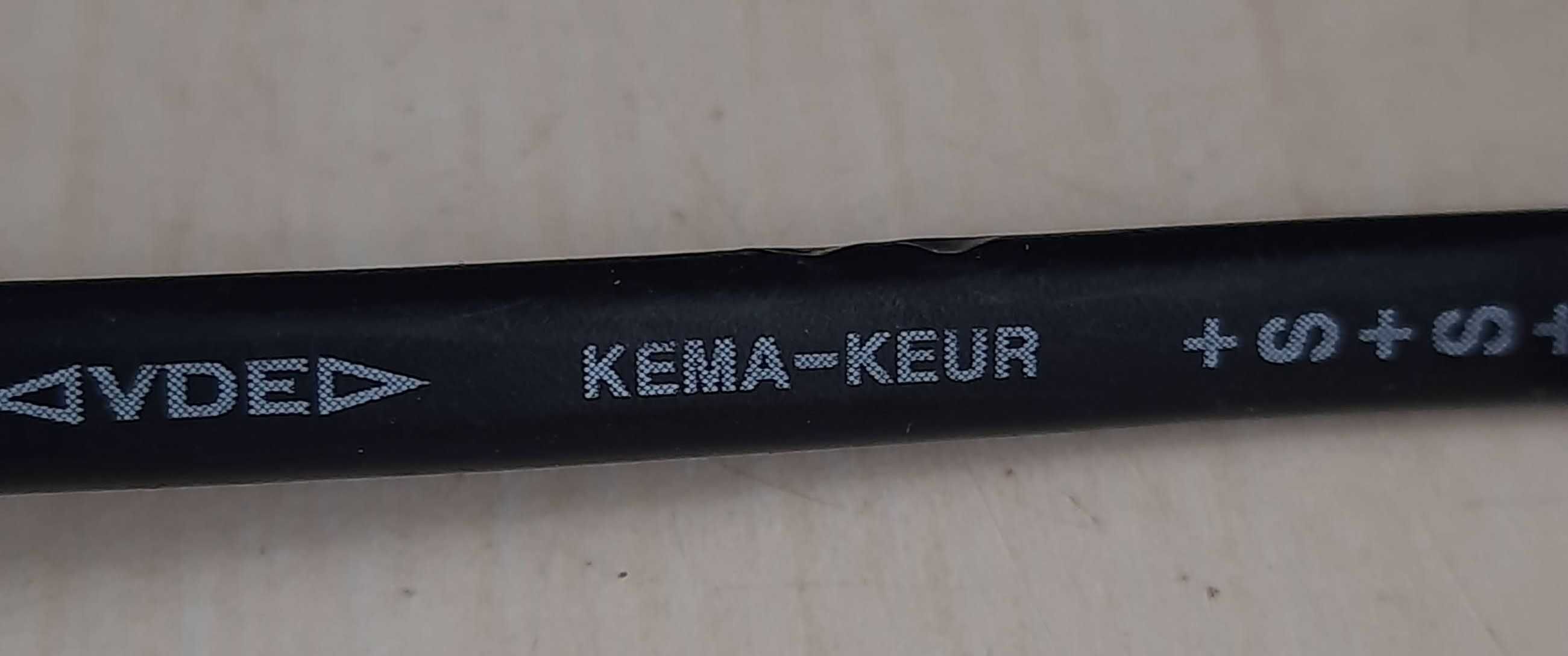 Kabel Euro 2.5A/250V H03VVH-F2.75 KEMA KEUR