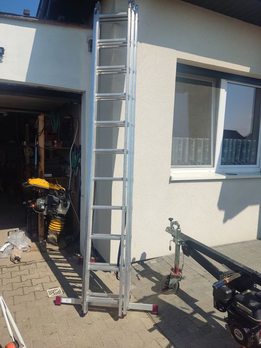 Wynajem żyrafa i odkurzacz drabina 9 metrów gilotyna do styropianu