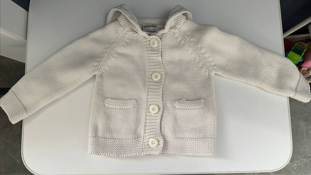 Вязаная новая теплая кофта для детей детская новая