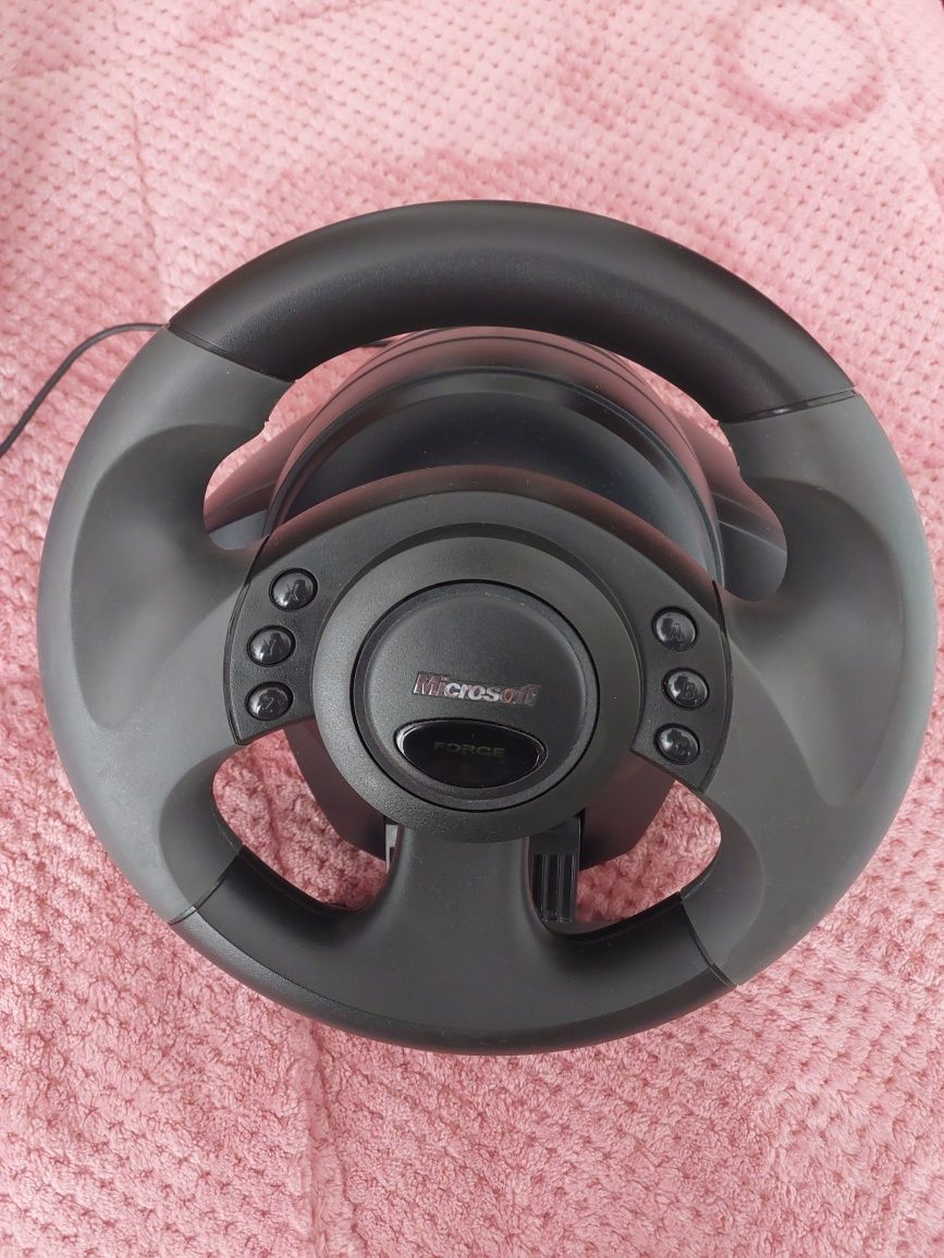 Volante e pedais Microsoft Sidewinder Force Feedback Wheel