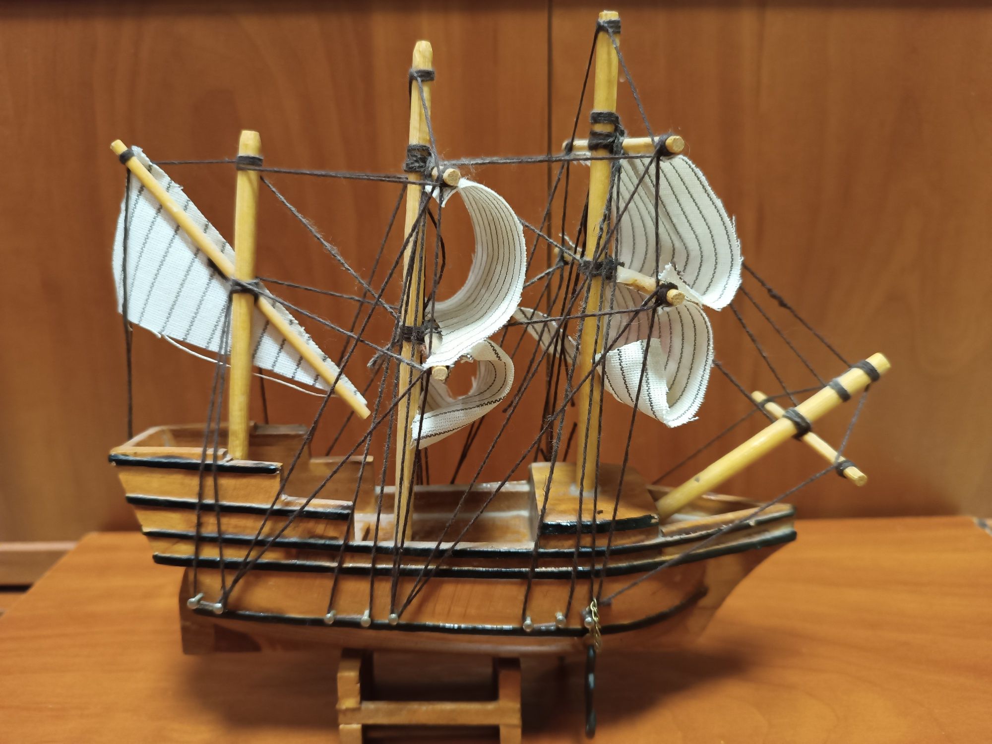 Коллекционная модель парусника Mayflower 1620. Дерево. Англия.