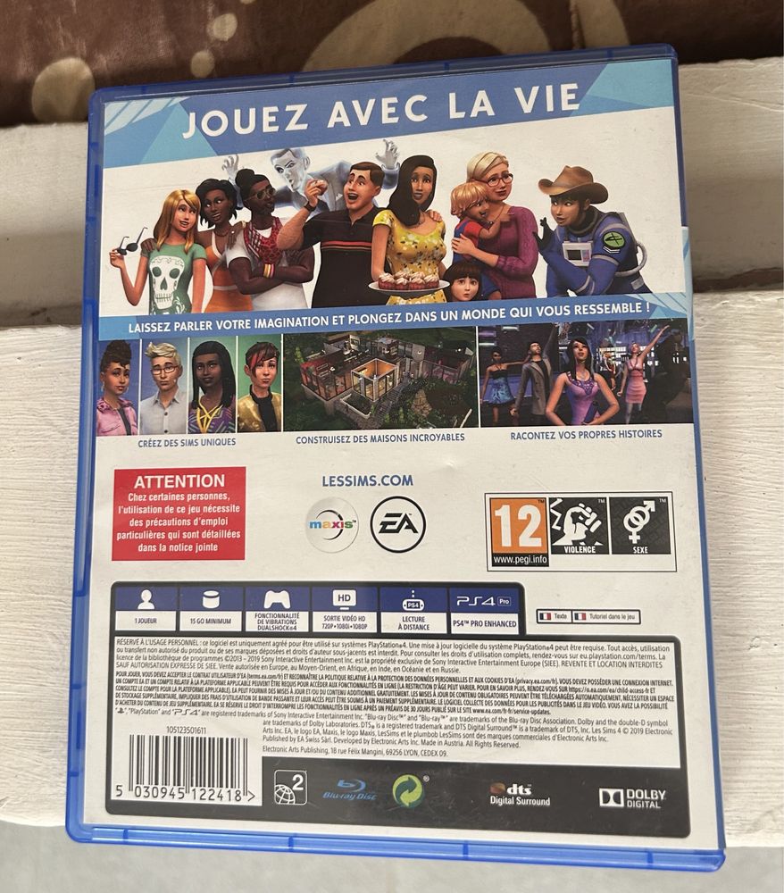 Jogo sims4 playstation4