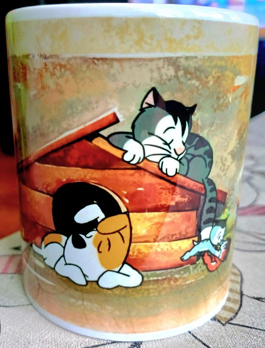 Nowy kubek Ceramiczny Reksio prezent dla fanow bajek PRL