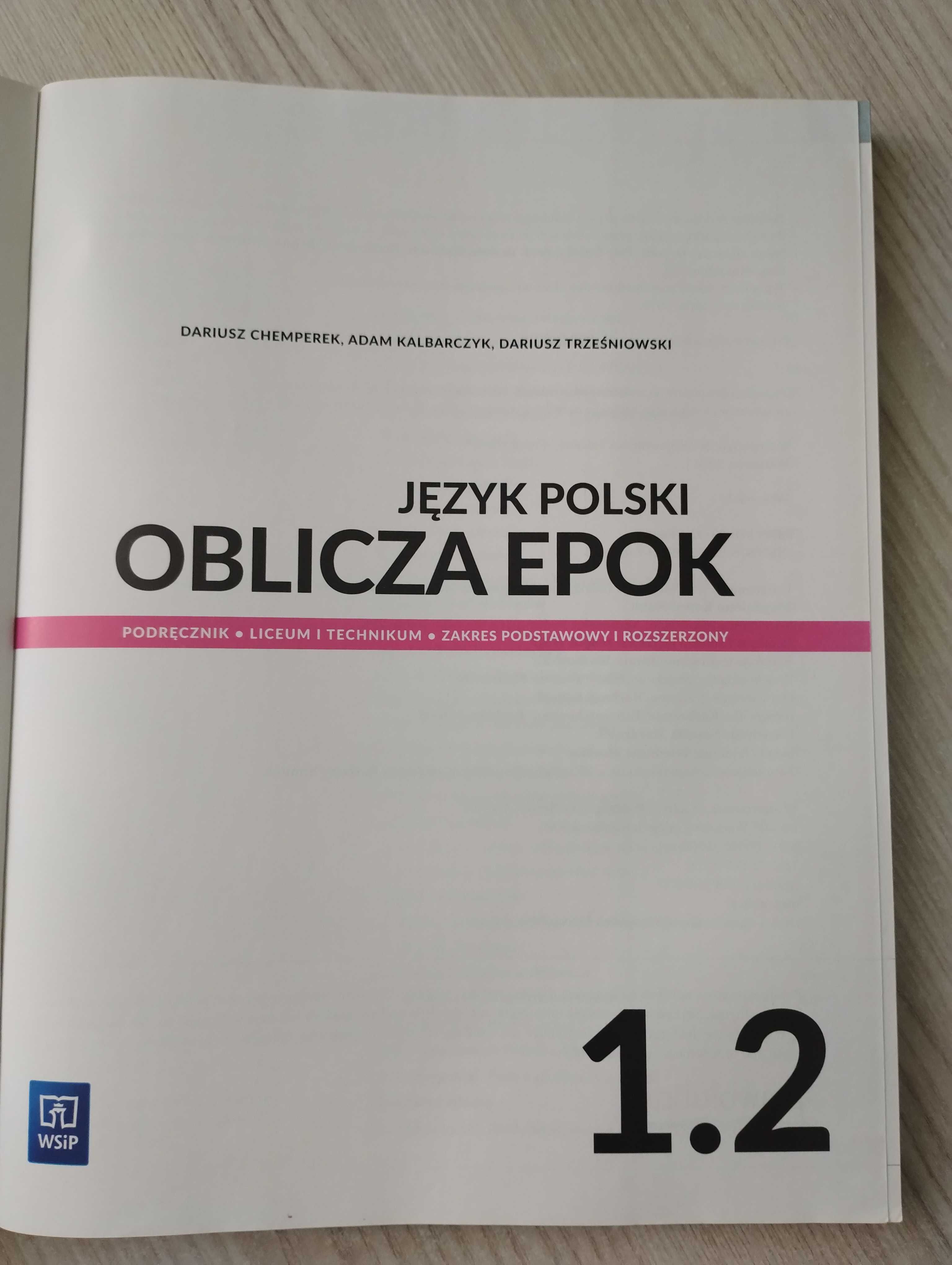 Oblicza epok 1.2 Język polski.