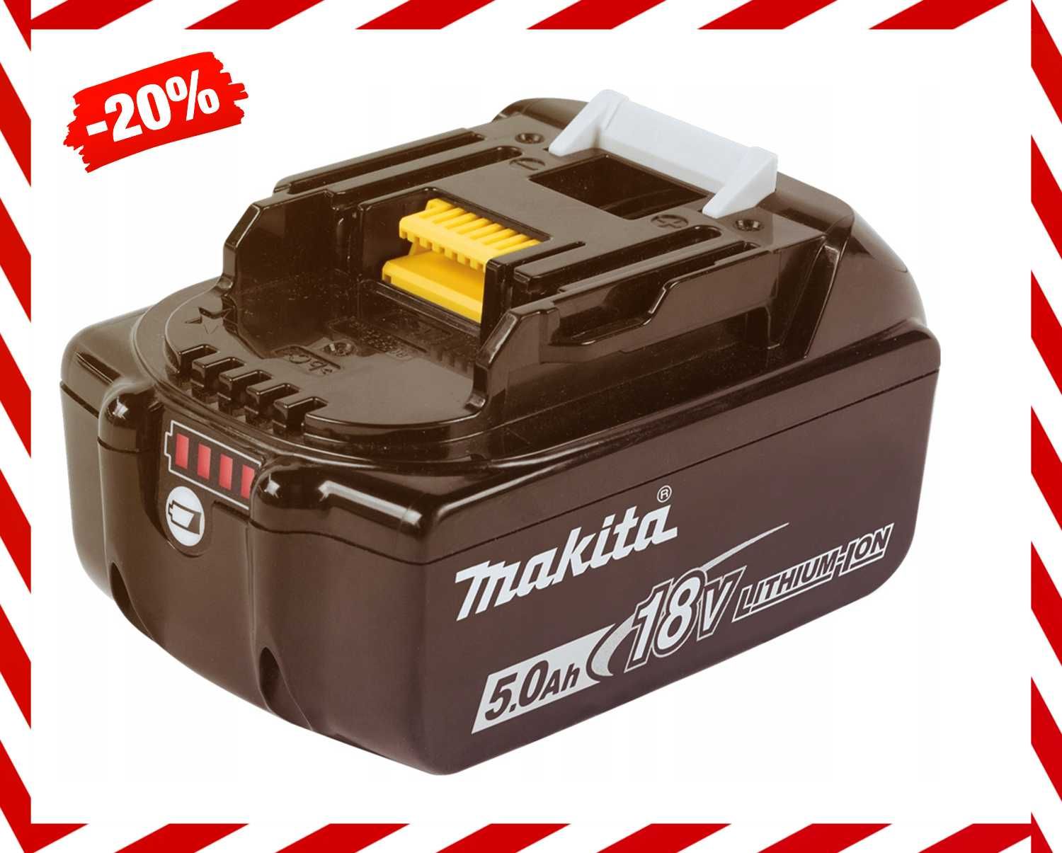 Nowy Akumulator Makita Bateria 18V 5,0Ah LED *PROMOCJA*