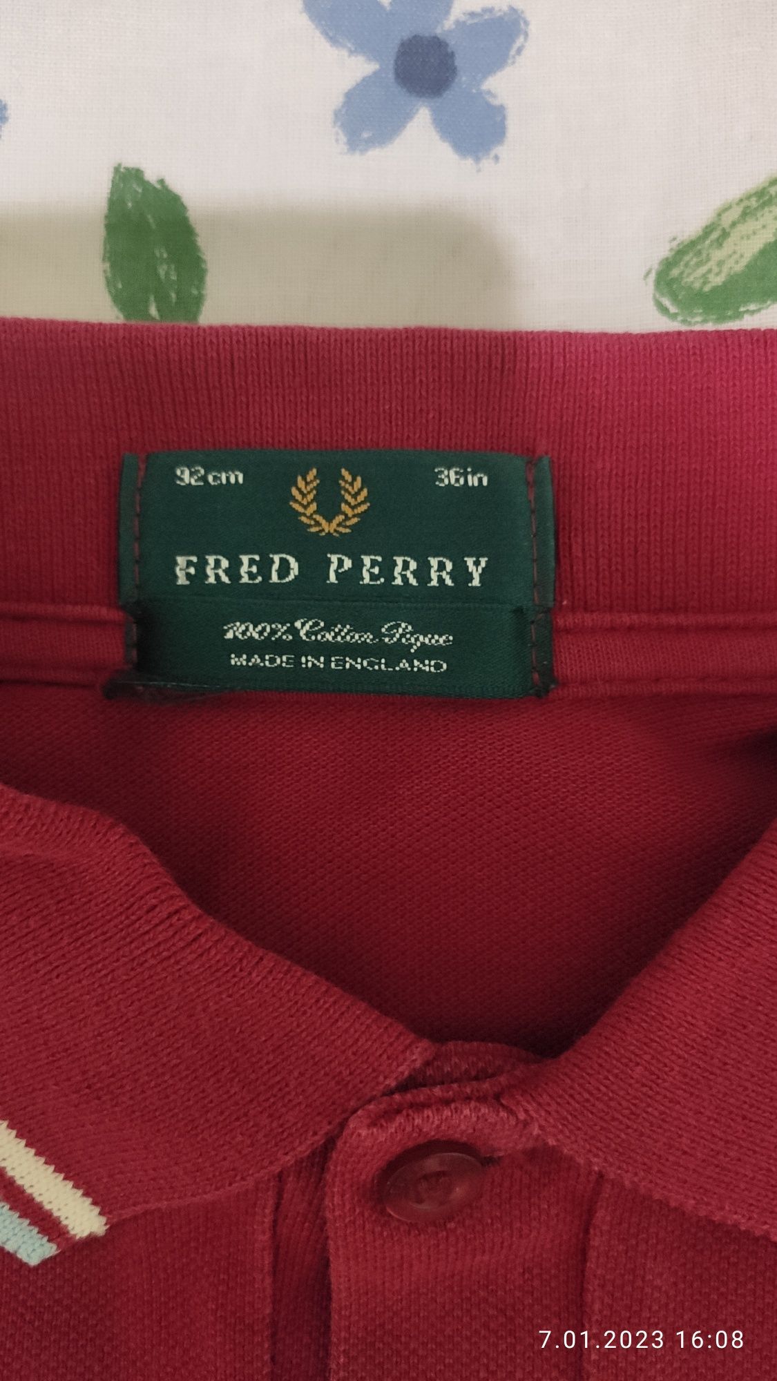 Koszulka męska Fred Perry Polo original rozmiar S