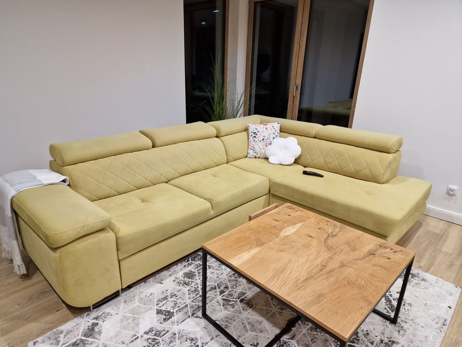 Sprzedam kanapę narożnik z funkcją spania i przechowywania